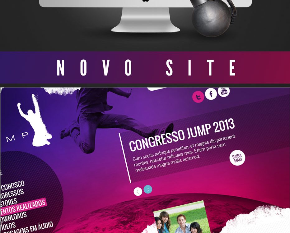 Leia mais sobre o artigo Site Projeto Jump – Design jovem e alegre